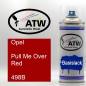 Preview: Opel, Pull Me Over Red, 498B: 400ml Sprühdose, von ATW Autoteile West.